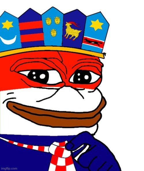 Croatian Pepe | image tagged in pepe the frog,croatia | made w/ Imgflip meme maker