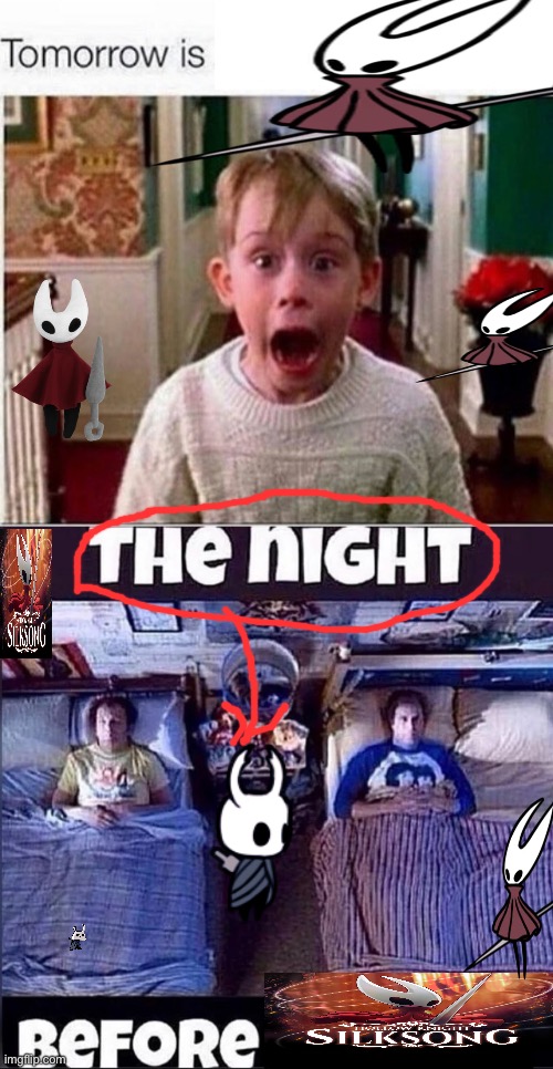 Shaw | image tagged in tomorrow is,the night before | made w/ Imgflip meme maker