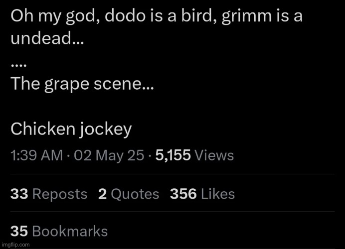 “Better late than never” ahh post | image tagged in memes,shitpost,black souls,chicken jockey | made w/ Imgflip meme maker