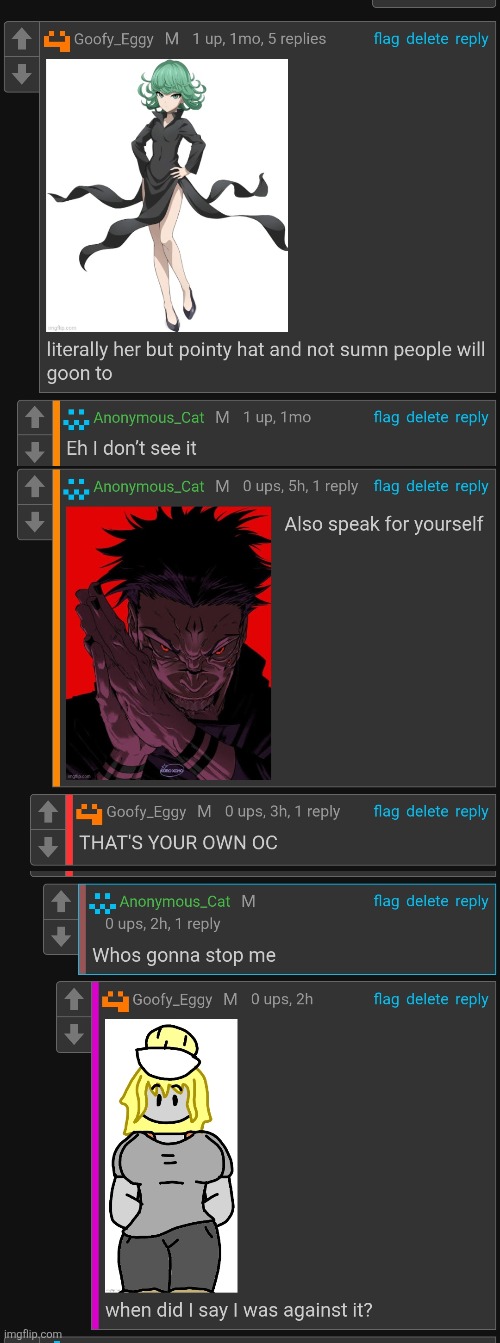 me and anon being lil freaks | made w/ Imgflip meme maker