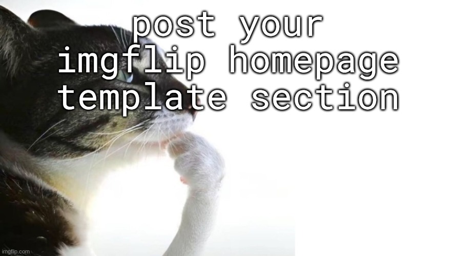Thinker | post your imgflip homepage template section | image tagged in thinker | made w/ Imgflip meme maker