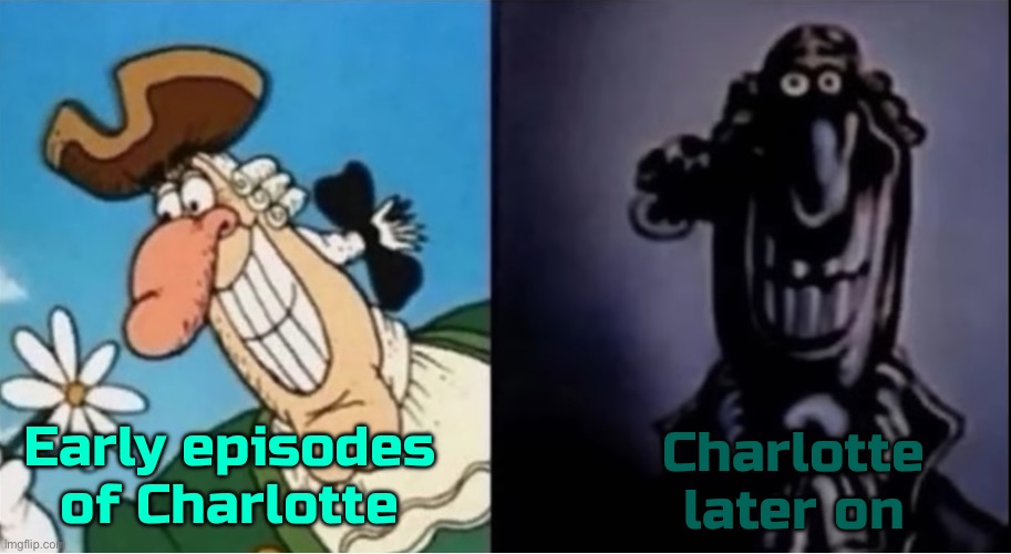 The anime starts out as a comedy & then it transitioned into a dark and serious drama in a short time | Charlotte later on; Early episodes of Charlotte | image tagged in dr livesey light and dark,charlotte anime,charlotte | made w/ Imgflip meme maker