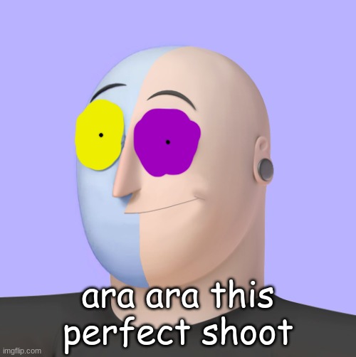 really deltarun fans? | ara ara this perfect shoot | image tagged in ena | made w/ Imgflip meme maker