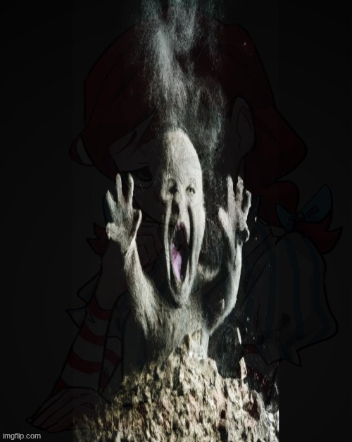 is that the fucking wendys mascot | made w/ Imgflip meme maker