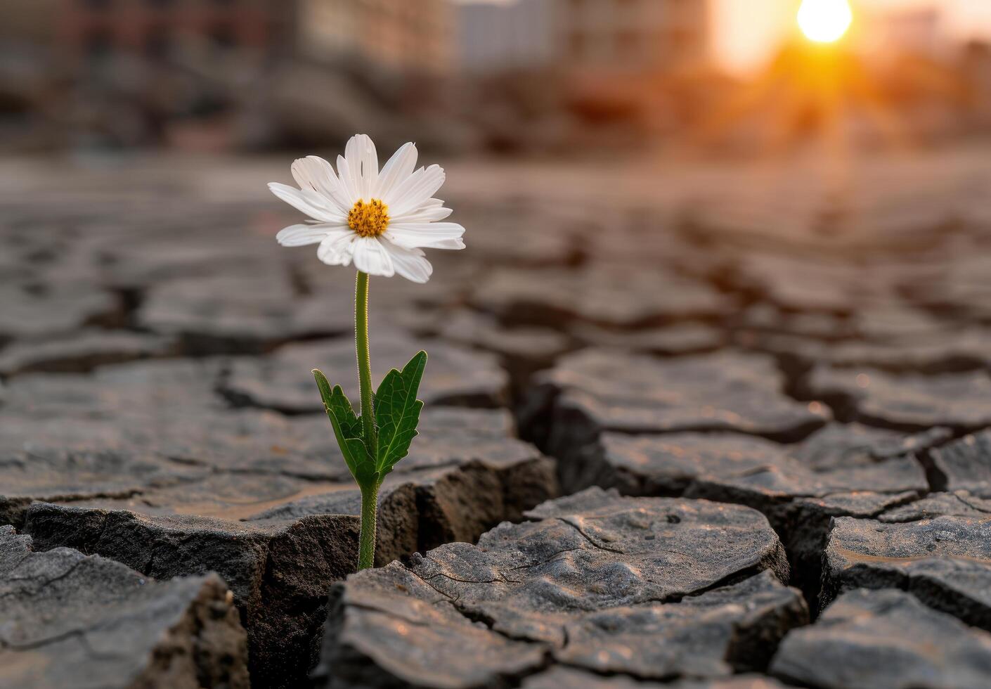 Daisy in the Pavement Blank Meme Template