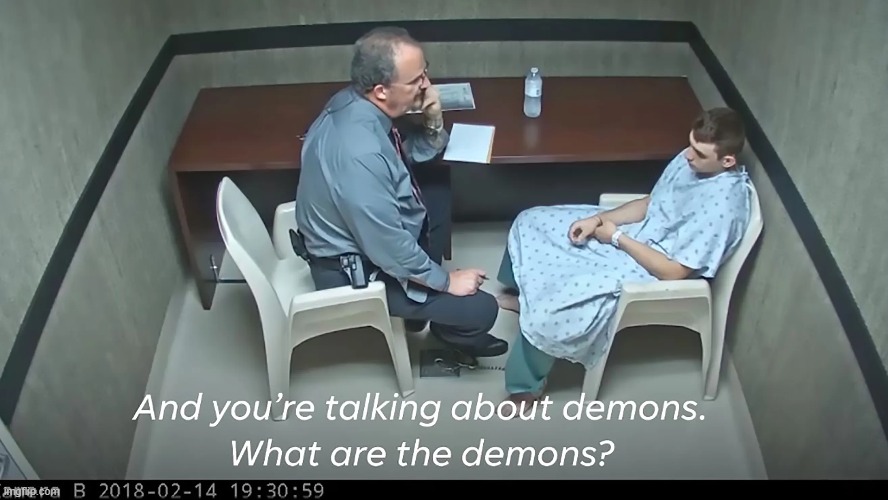 what in the cheese stuffed crust is he yapping about | image tagged in demons,msmg,pizza | made w/ Imgflip meme maker