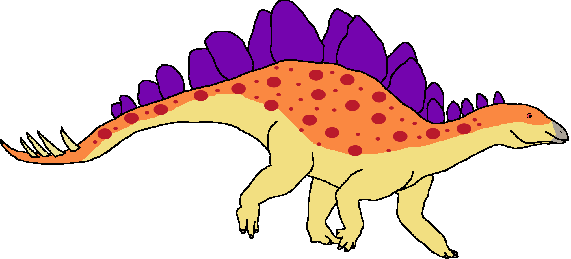 Female Stegosaurus Variant B (Paleoverse + EOIverse) Blank Meme Template