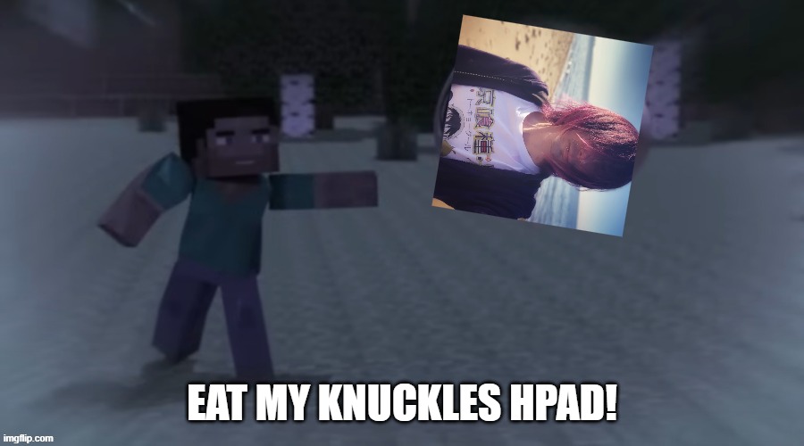 punching Hpad | EAT MY KNUCKLES HPAD! | image tagged in vacuum cleaner,punch | made w/ Imgflip meme maker