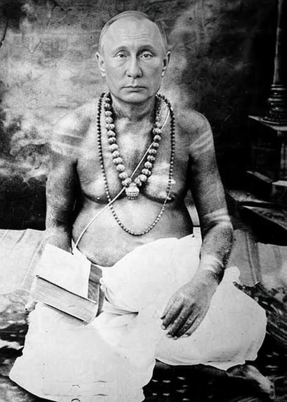 Brahmin Vladimir Putin Blank Meme Template