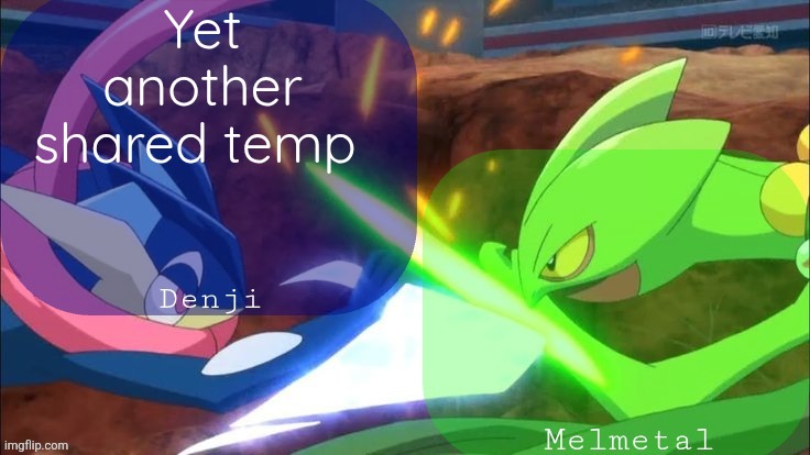 Just so I don't forget y'all | Yet another shared temp | image tagged in denji and melmetal shared announcement template | made w/ Imgflip meme maker