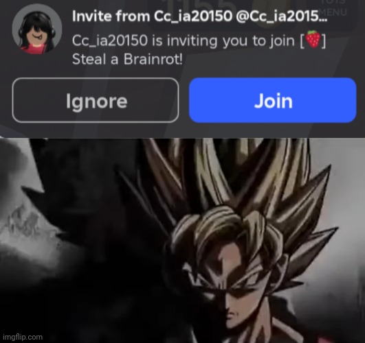 image tagged in goku staring | made w/ Imgflip meme maker