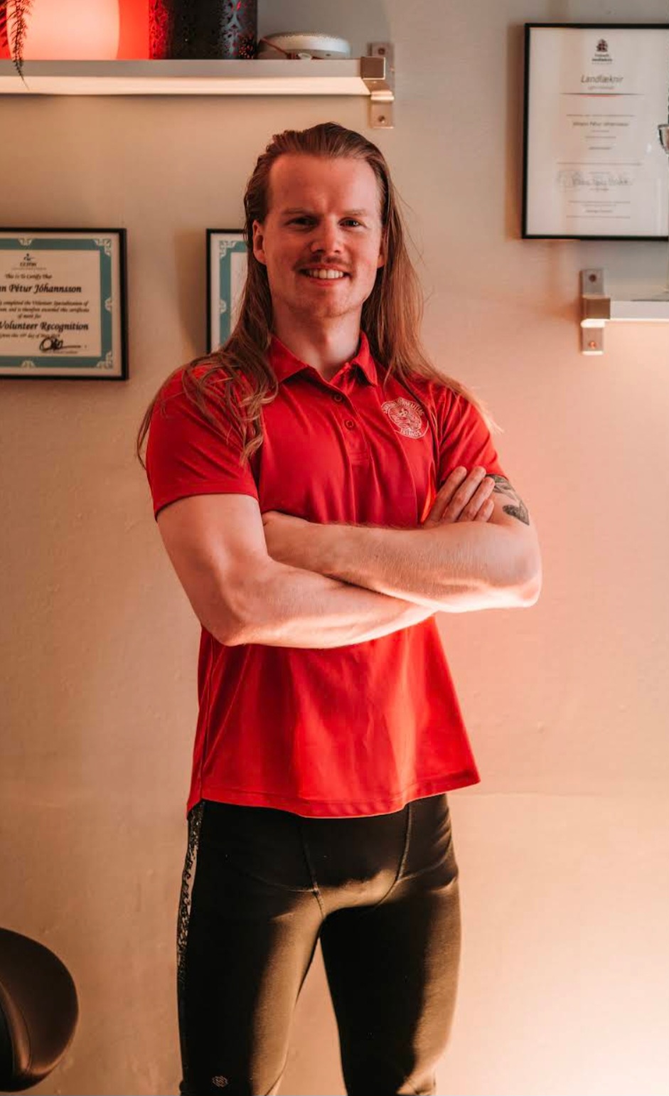 Viking trainer guy in bike pants Blank Meme Template
