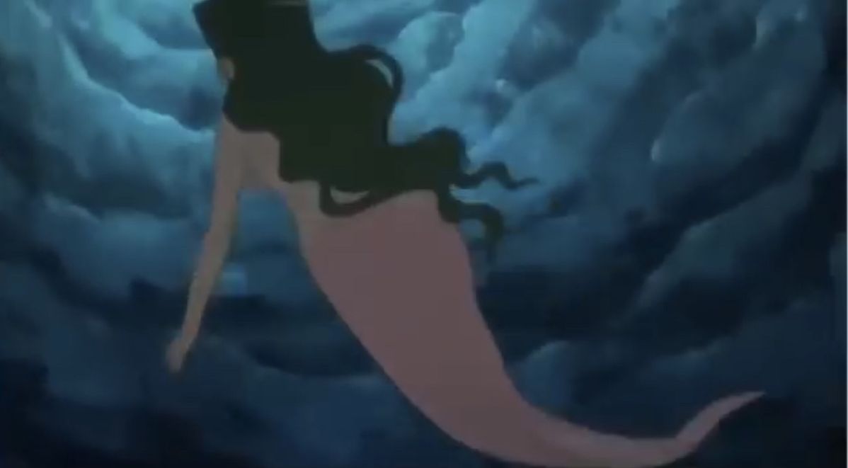 green mermaid Blank Meme Template