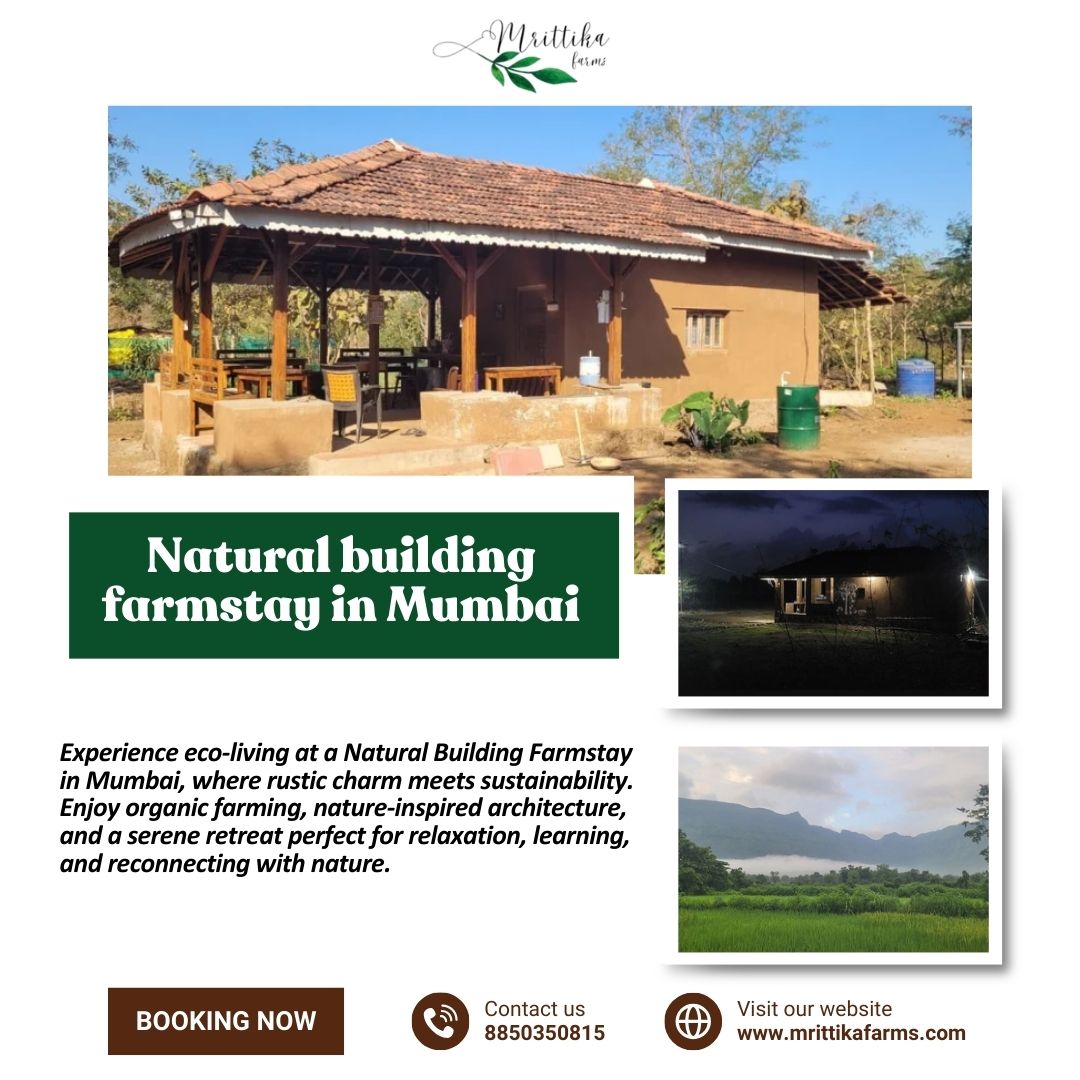 Natural building farmstay in Mumbai Blank Meme Template