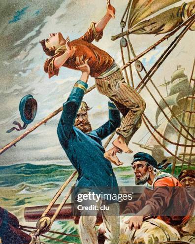 Pirate Big vs Small Blank Meme Template