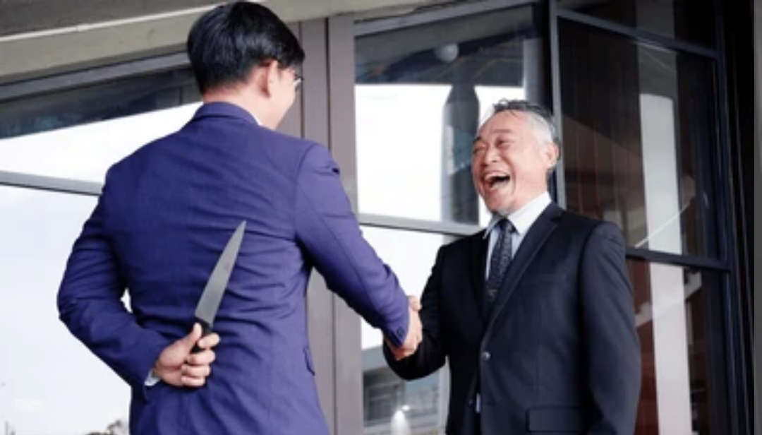 Dishonest Handshake Blank Meme Template