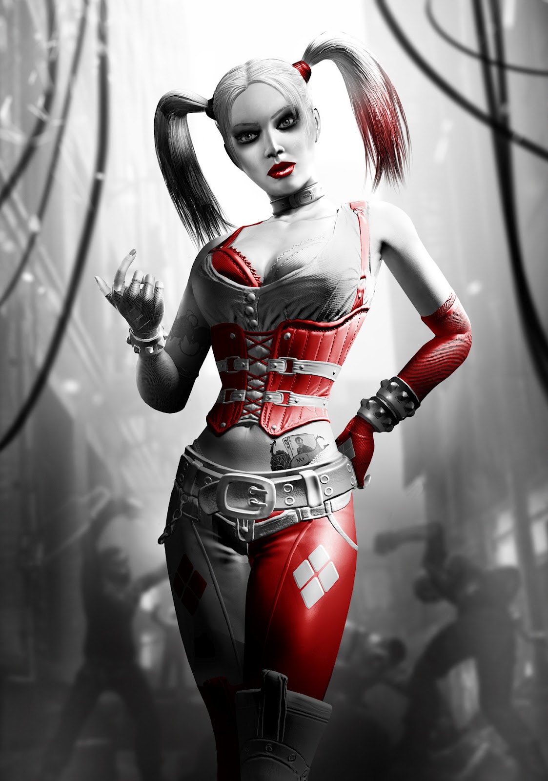 arkhamverse harley quinn Blank Meme Template