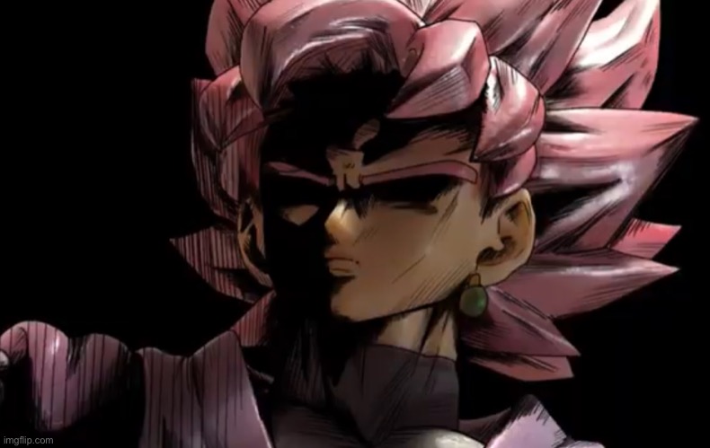 Disturbed goku black | image tagged in disturbed goku black | made w/ Imgflip meme maker