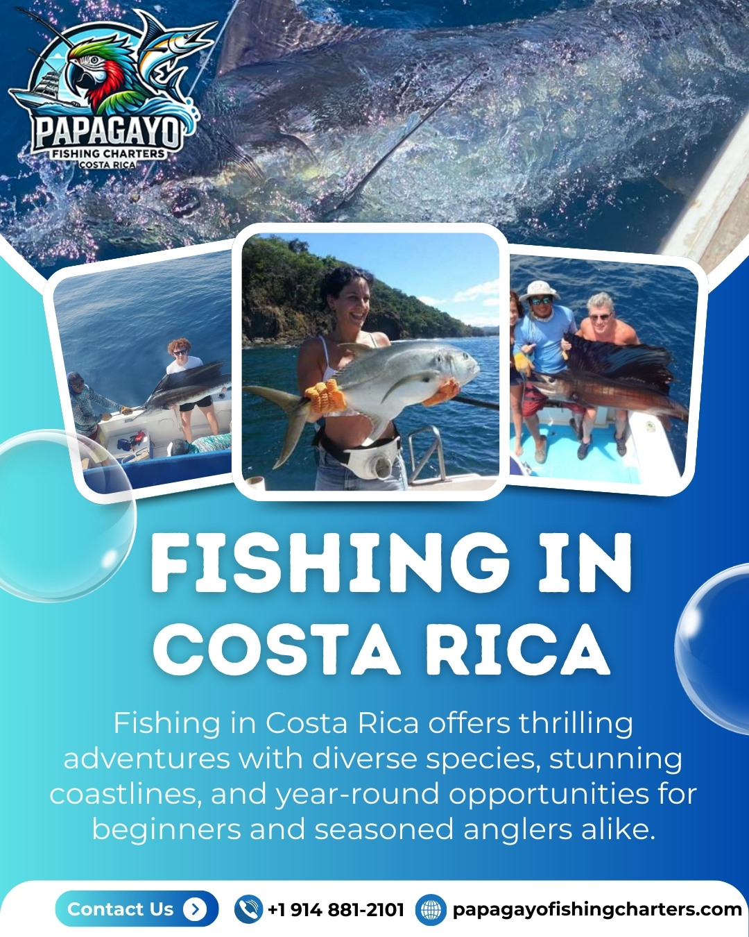 Fishing In Costa Rica Blank Meme Template