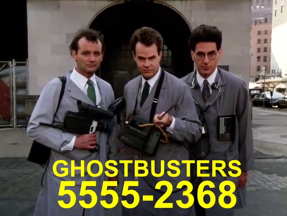Ghostbusters Commercial Blank Meme Template
