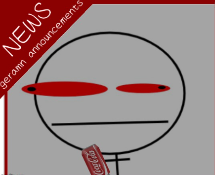 geramn's news announcement Blank Meme Template