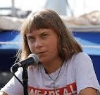 High Quality Greta Thunberg is thinking Blank Meme Template