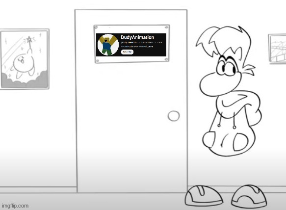 Do I request his vids instead of Zamicka's? | image tagged in blank door | made w/ Imgflip meme maker