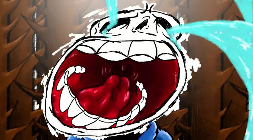 Detailed Sans Crying Blank Meme Template