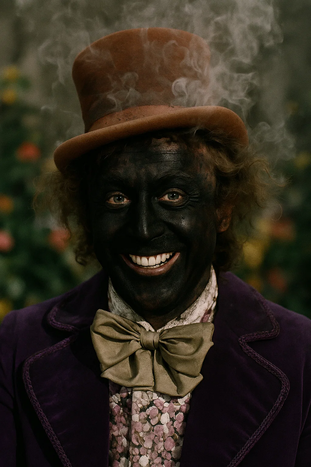 Burned Wonka Blank Meme Template