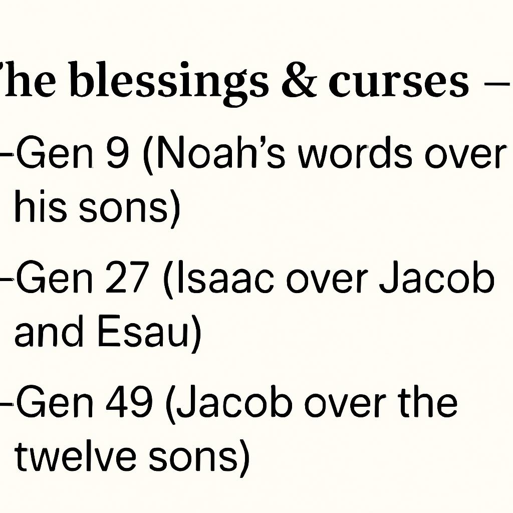 The blessings & curses —Gen 9 (Noah’s words over his sons), Gen Blank Meme Template