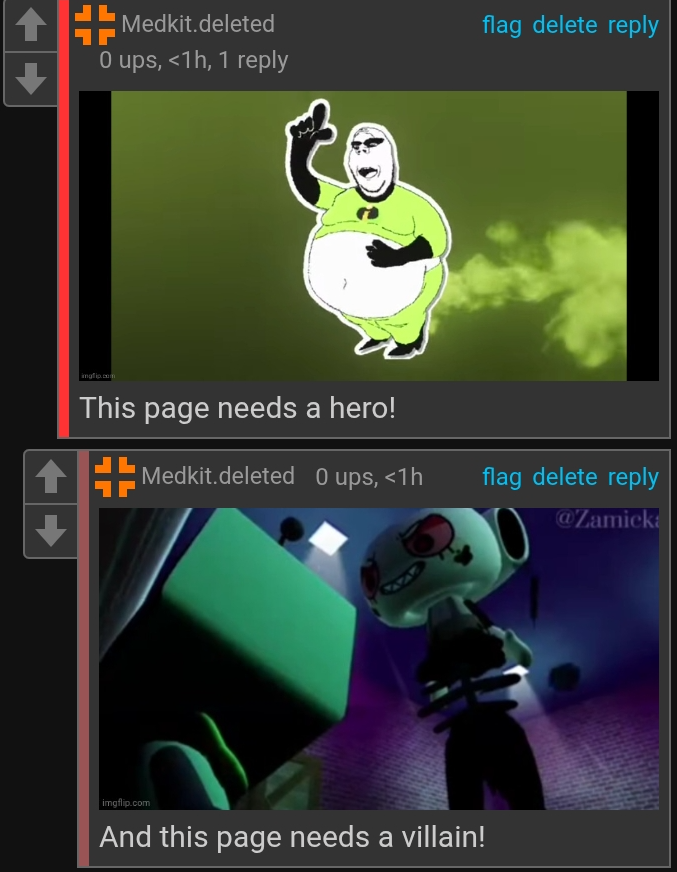 This page needs a hero! Blank Meme Template