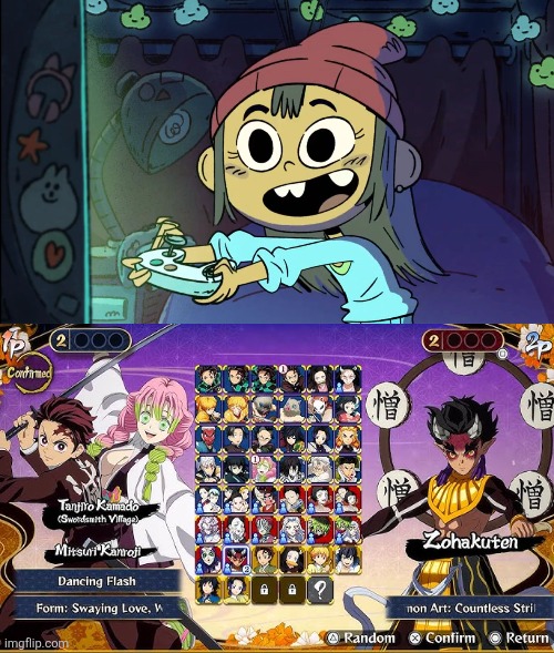 Lily Pak from Wylde Pak plays Demon Slayer: The Hinokami Chronicles 2 | image tagged in demon slayer,wylde pak,lily pak,anime,memes | made w/ Imgflip meme maker