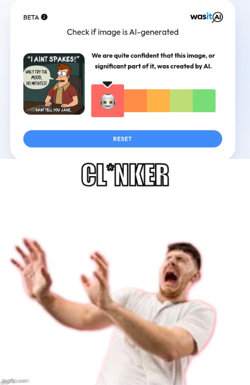 image tagged in cl nker | made w/ Imgflip meme maker