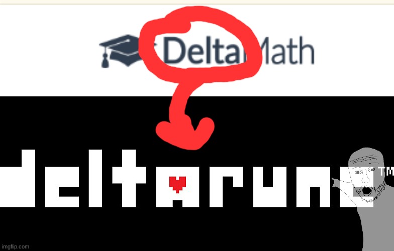 DELTARUNE!! | image tagged in deltarune logo,deltarune | made w/ Imgflip meme maker
