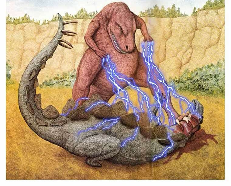 High Quality Electric dinosaur Blank Meme Template