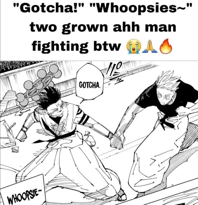 High Quality Two grown ahh men fighting btw Blank Meme Template