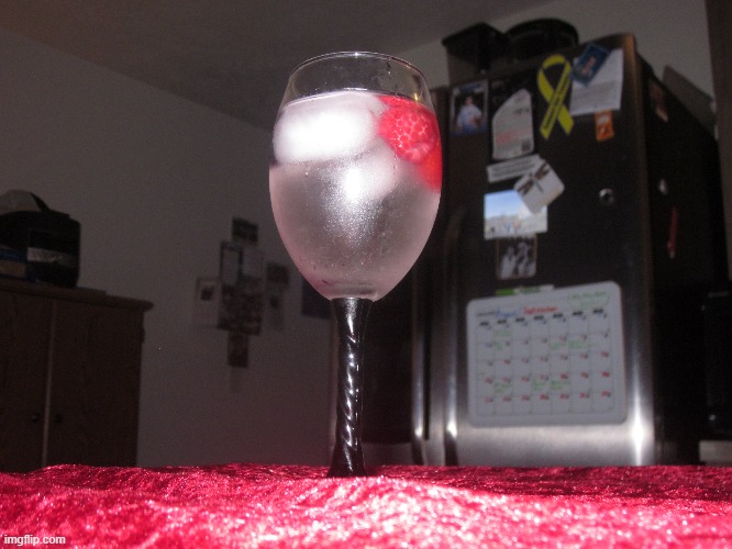 photo of water I had to take for class :> | made w/ Imgflip meme maker