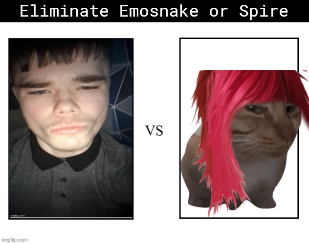 Eliminate Emosnake or Spire | made w/ Imgflip meme maker