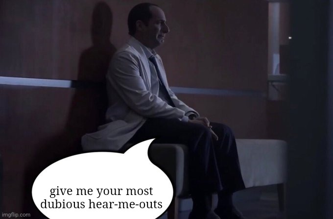 taub | give me your most dubious hear-me-outs | image tagged in taub | made w/ Imgflip meme maker