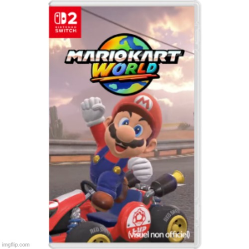 Mario Kart World fake boxart | image tagged in mario kart world fake boxart | made w/ Imgflip meme maker
