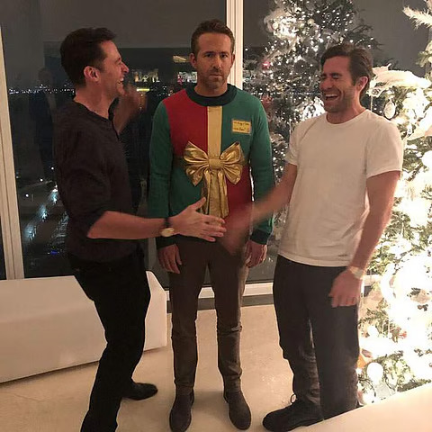 ryan reynolds ugly sweater Blank Meme Template