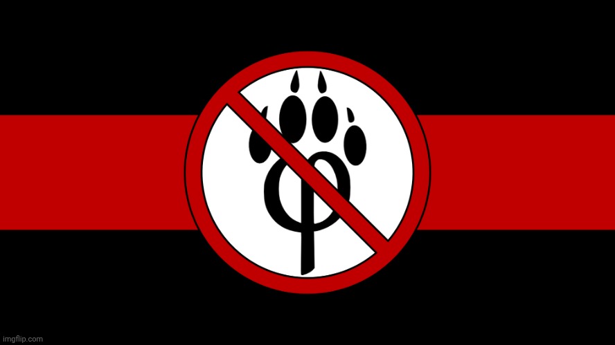 the national logo of the stream | image tagged in anti furry flag | made w/ Imgflip meme maker