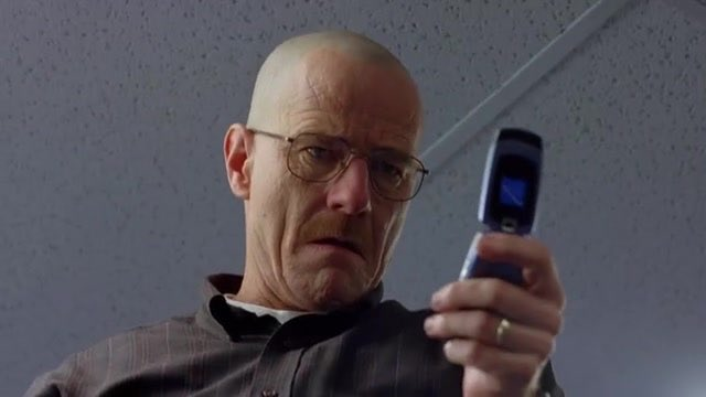 walter white phone Blank Meme Template