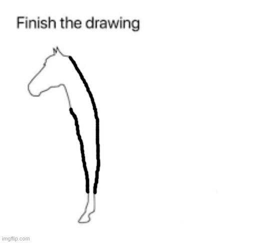 Finish the drawing | image tagged in finish the drawing | made w/ Imgflip meme maker
