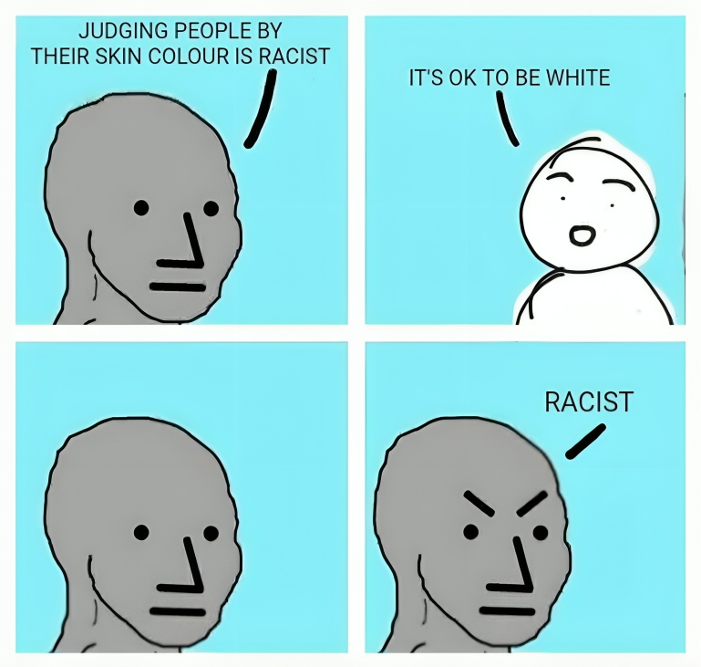It's OK to be White Blank Meme Template