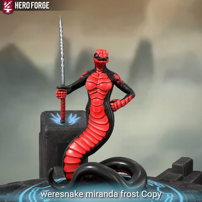 weresnake miranda frost Blank Meme Template