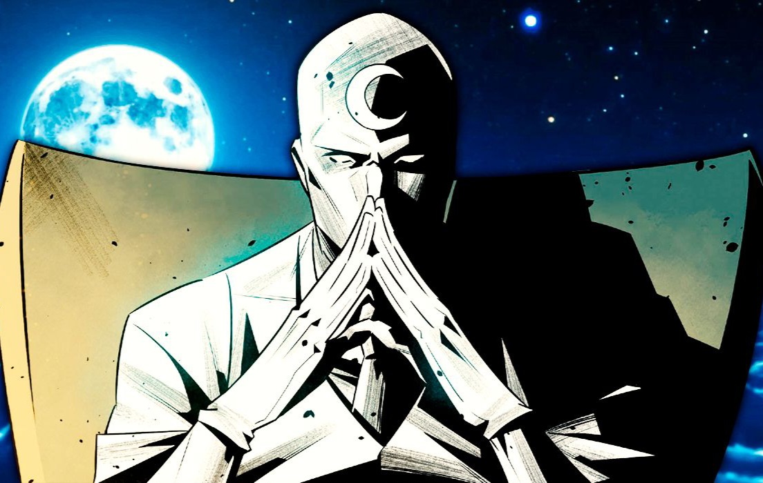Moon Knight Thinking Blank Meme Template