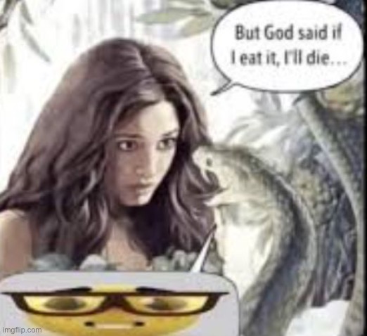 image tagged in memes,shitpost,bible,how it really went down,nerd | made w/ Imgflip meme maker