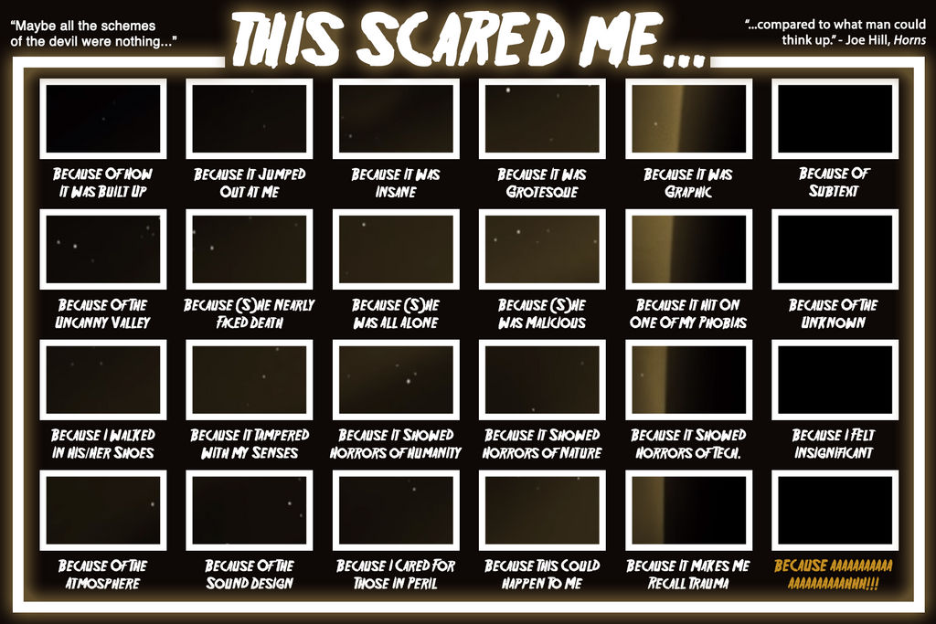 This scared me Blank Meme Template