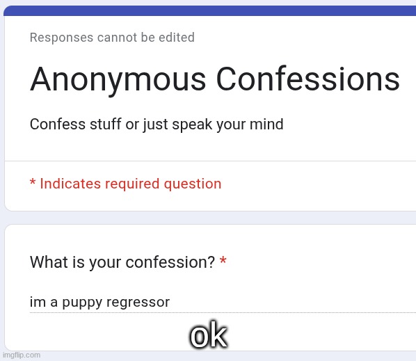 ok | made w/ Imgflip meme maker